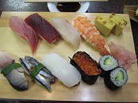 地魚いり上寿司